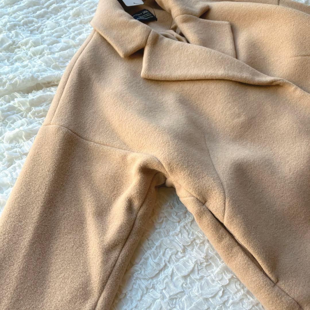 新品　未使用　タグ付　アーバンリサーチドアーズ　ロングコート　ウール　ベージュ系