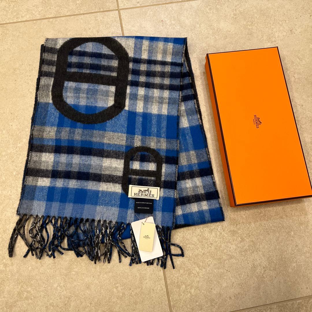 HERMES カシミヤ マフラー　新品