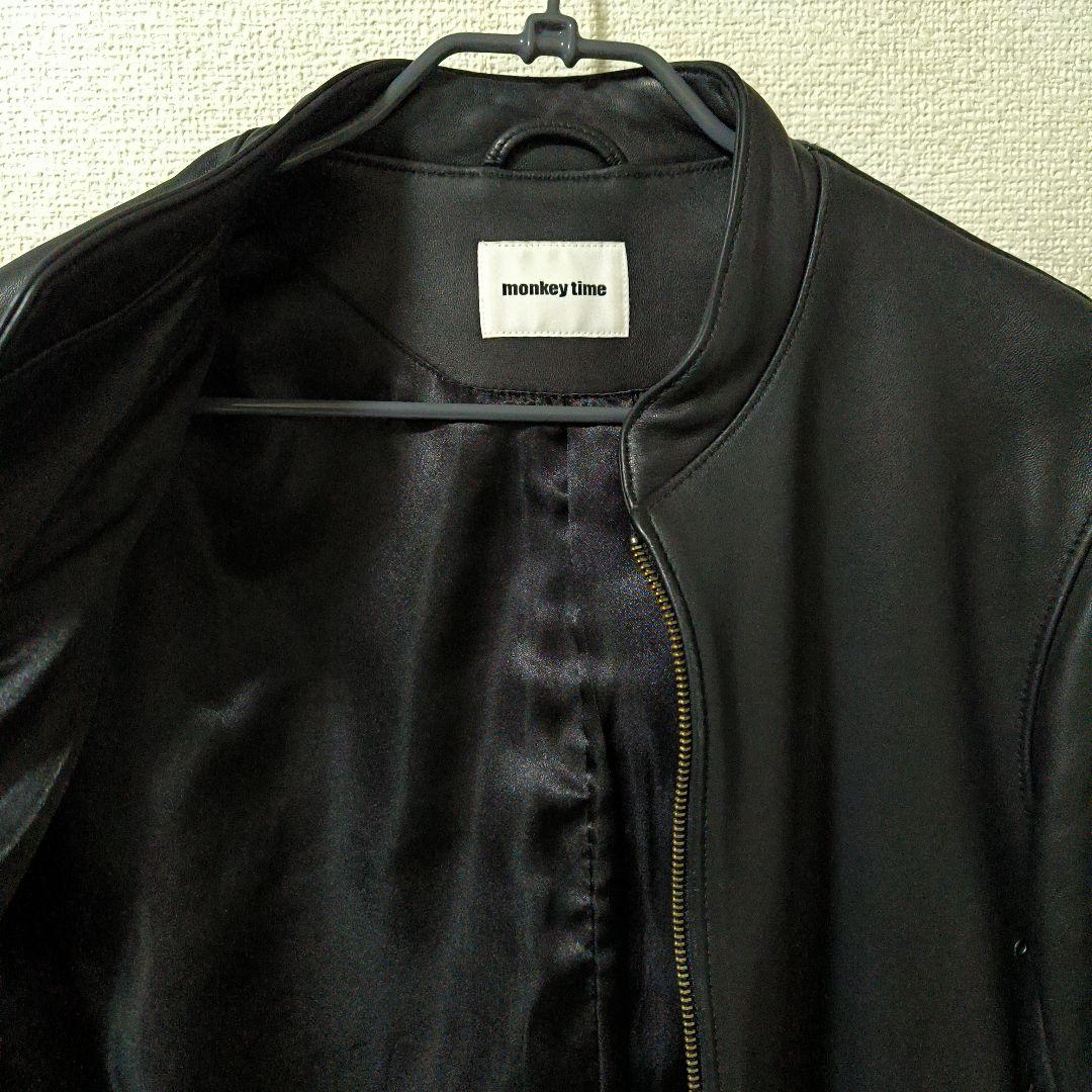 美品✨monkeytime★ラムレザー/羊革ライダース