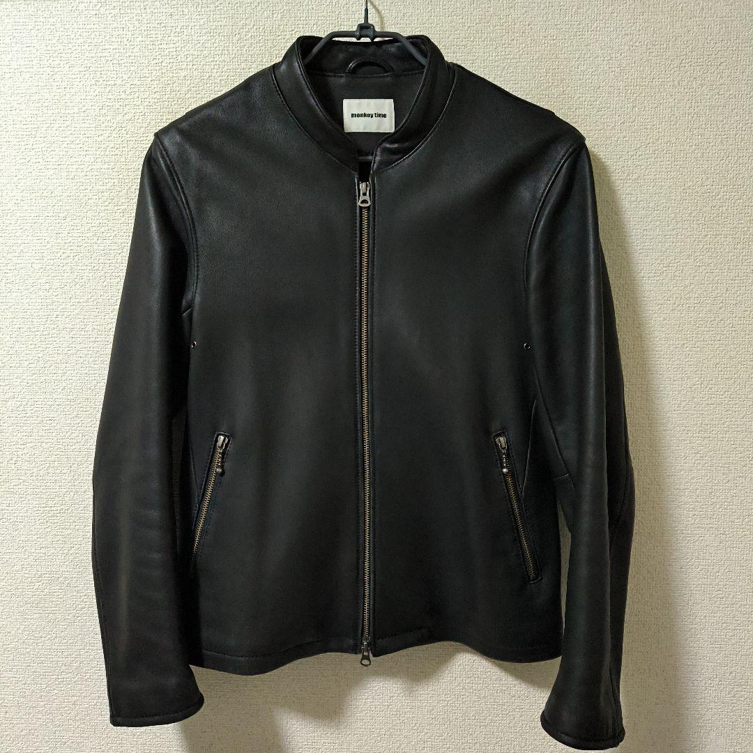 美品✨monkeytime★ラムレザー/羊革ライダース