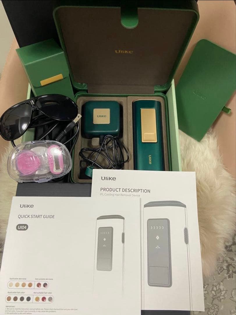【期間限定値下げ中】Ulike 脱毛器 本体と付属品セット