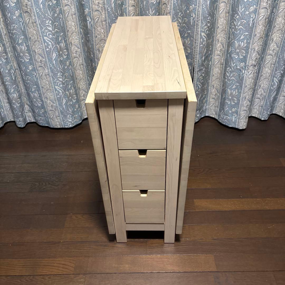 【美品】IKEA ノールデン ゲートレッグテーブル バタフライテーブル