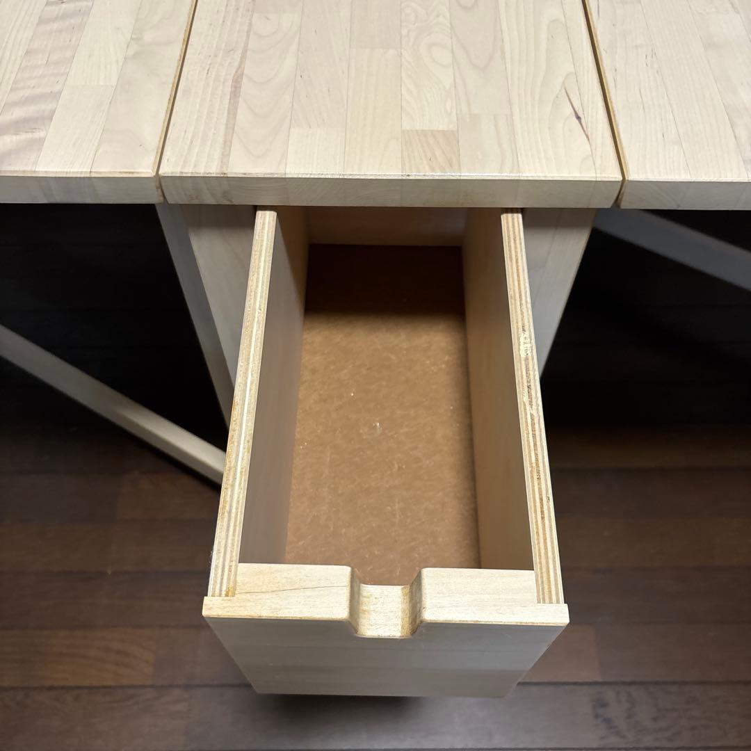 【美品】IKEA ノールデン ゲートレッグテーブル バタフライテーブル