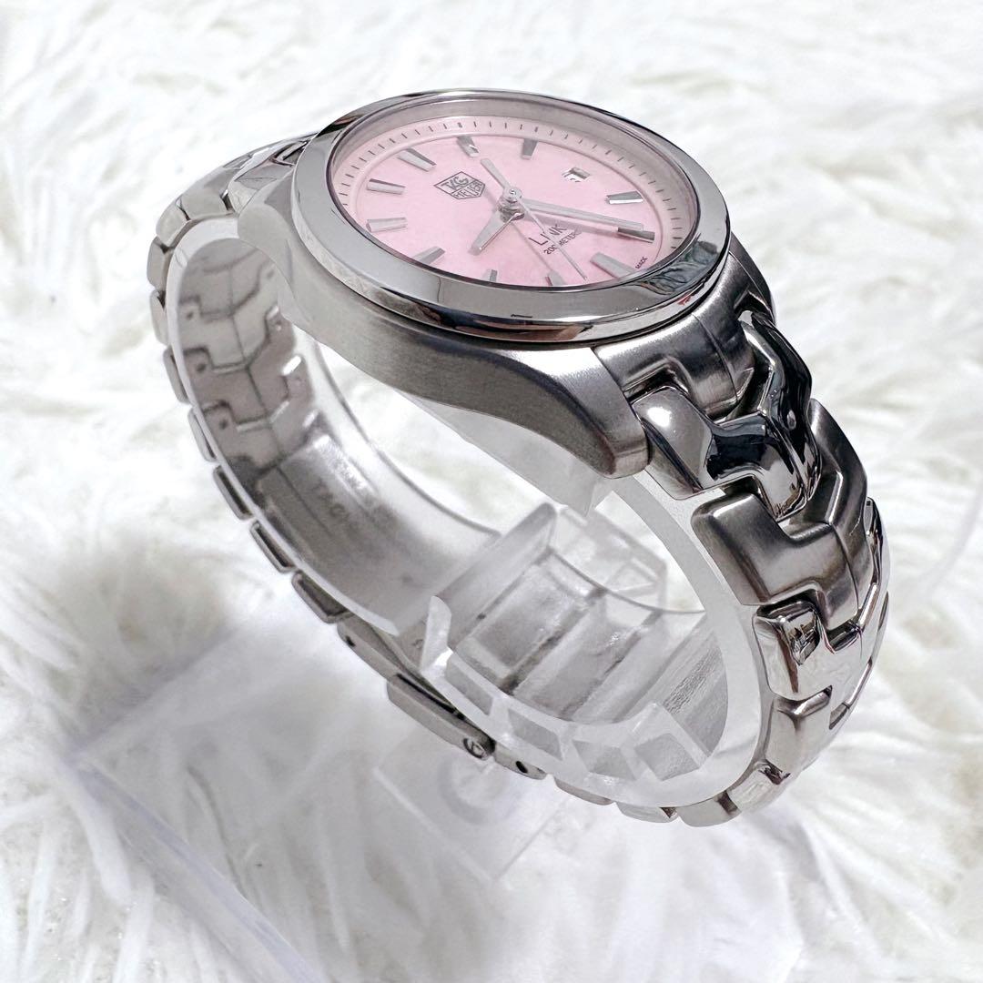 ✨希少✨TAG HEUER タグホイヤー リンク デイト ピンクシェル文字盤