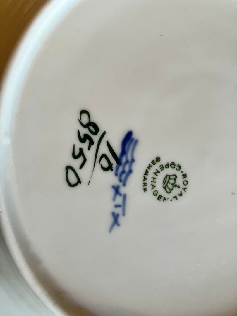 ロイヤルコペンハーゲン　ブルーフラワー　アンギュラー　22プレート×6