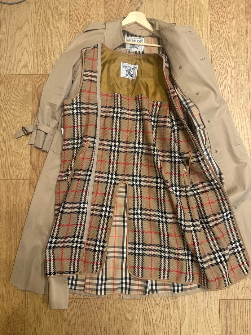 【三陽商会】BURBERRY バーバリー　ノバチェックライナー　トレンチコート