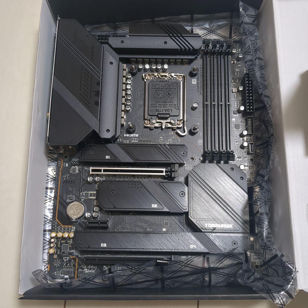 Intel Z790 Tomahawk　wifi　DDR5対応　今日で出品停止。