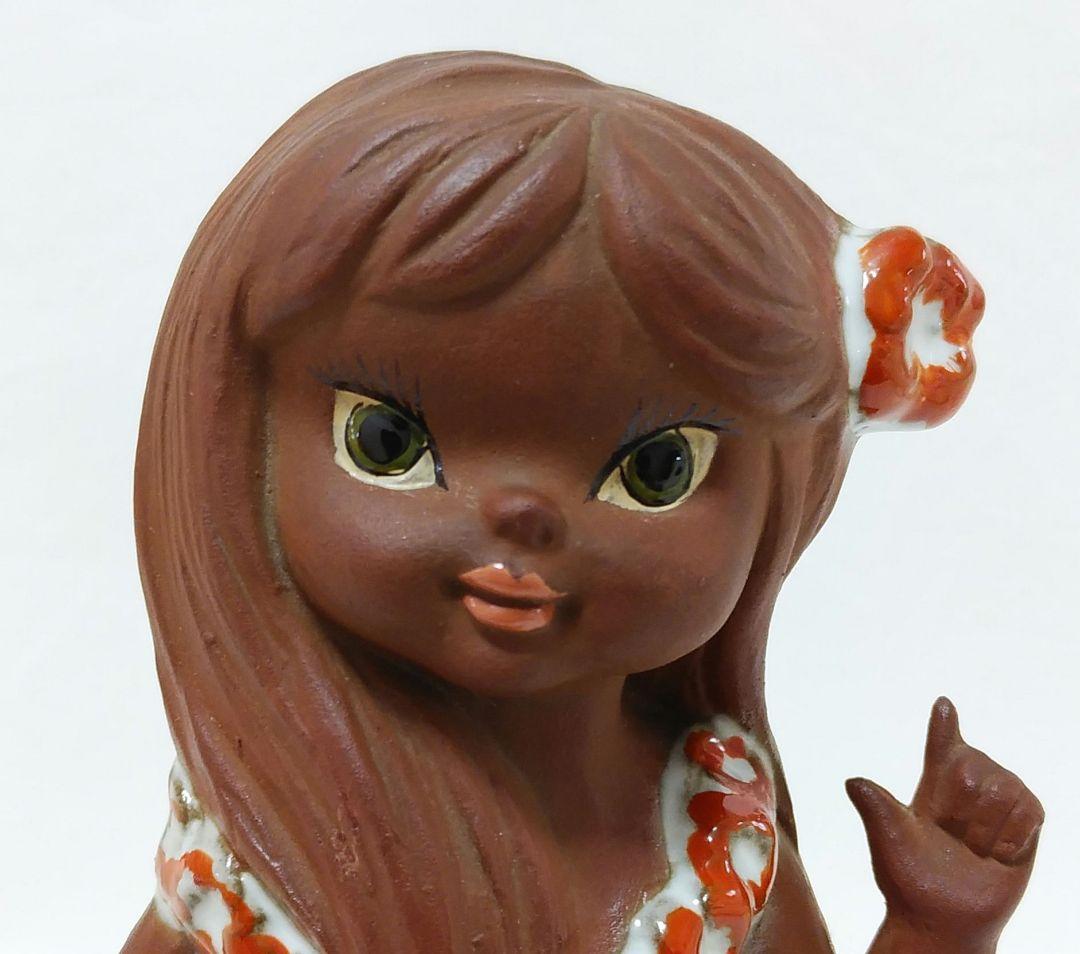 ハワイアン人形 フラドール置物❤︎1960年ハワイアンティーク・オリジナル人形