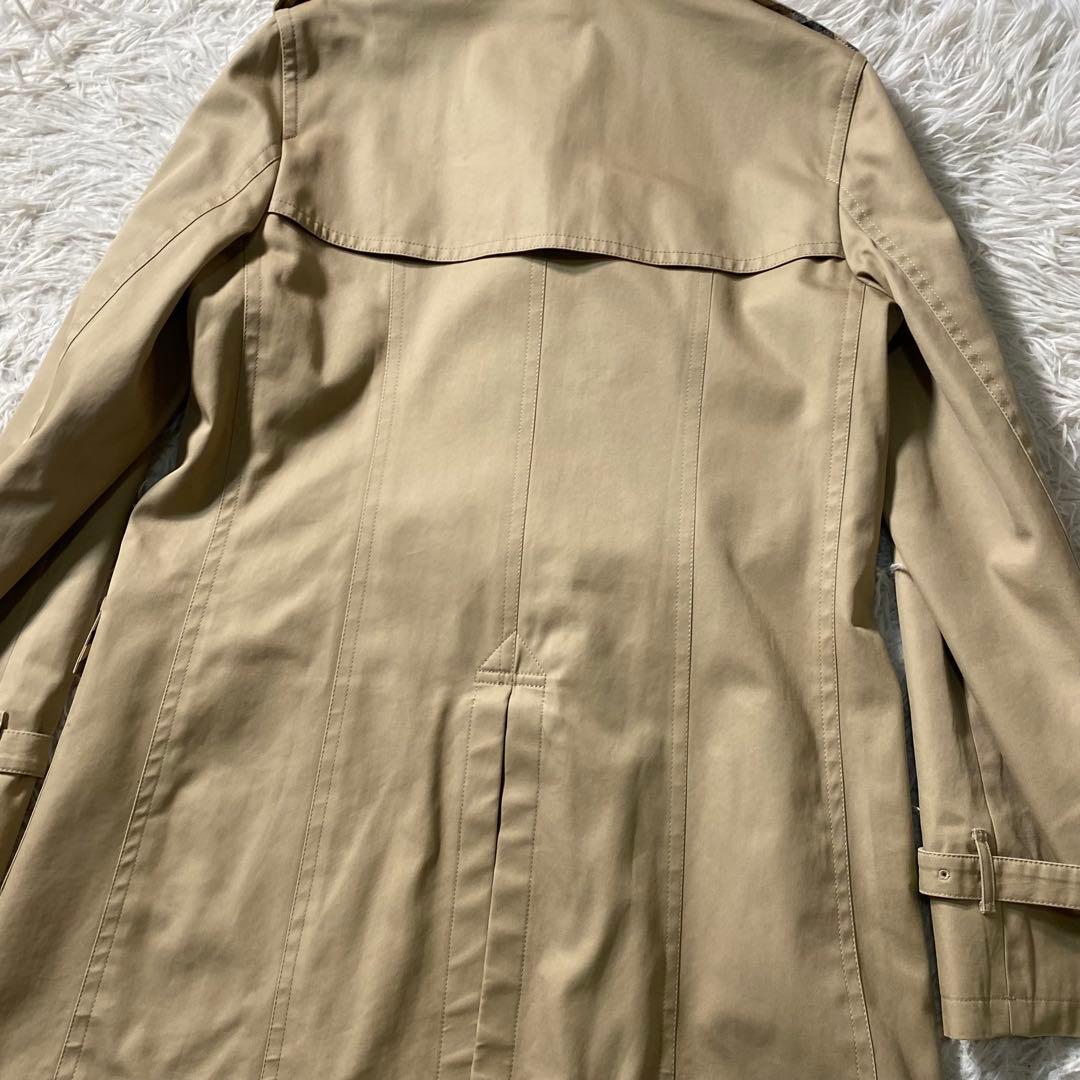 美品】バーバリーロンドン　トレンチコート　ノバチェック　40サイズ　シングル　L