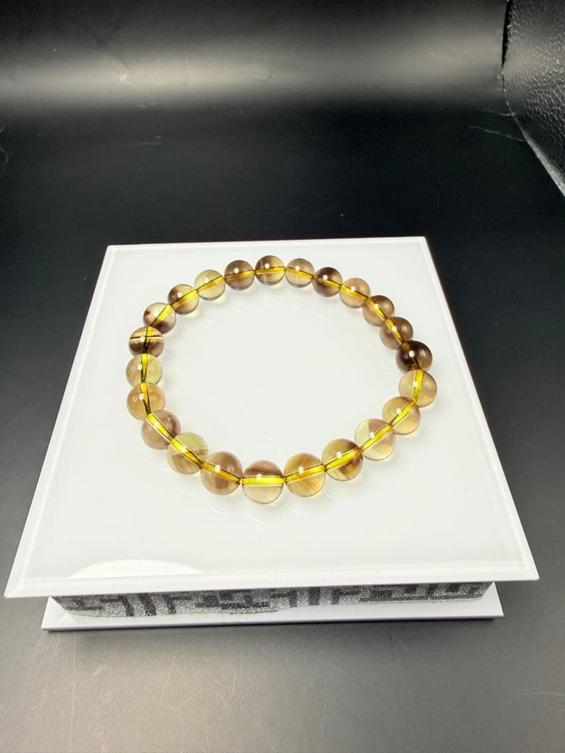 ブラックファントムイエロークォーツブレスレット【ハイクオリティ】ゼウスクォーツ