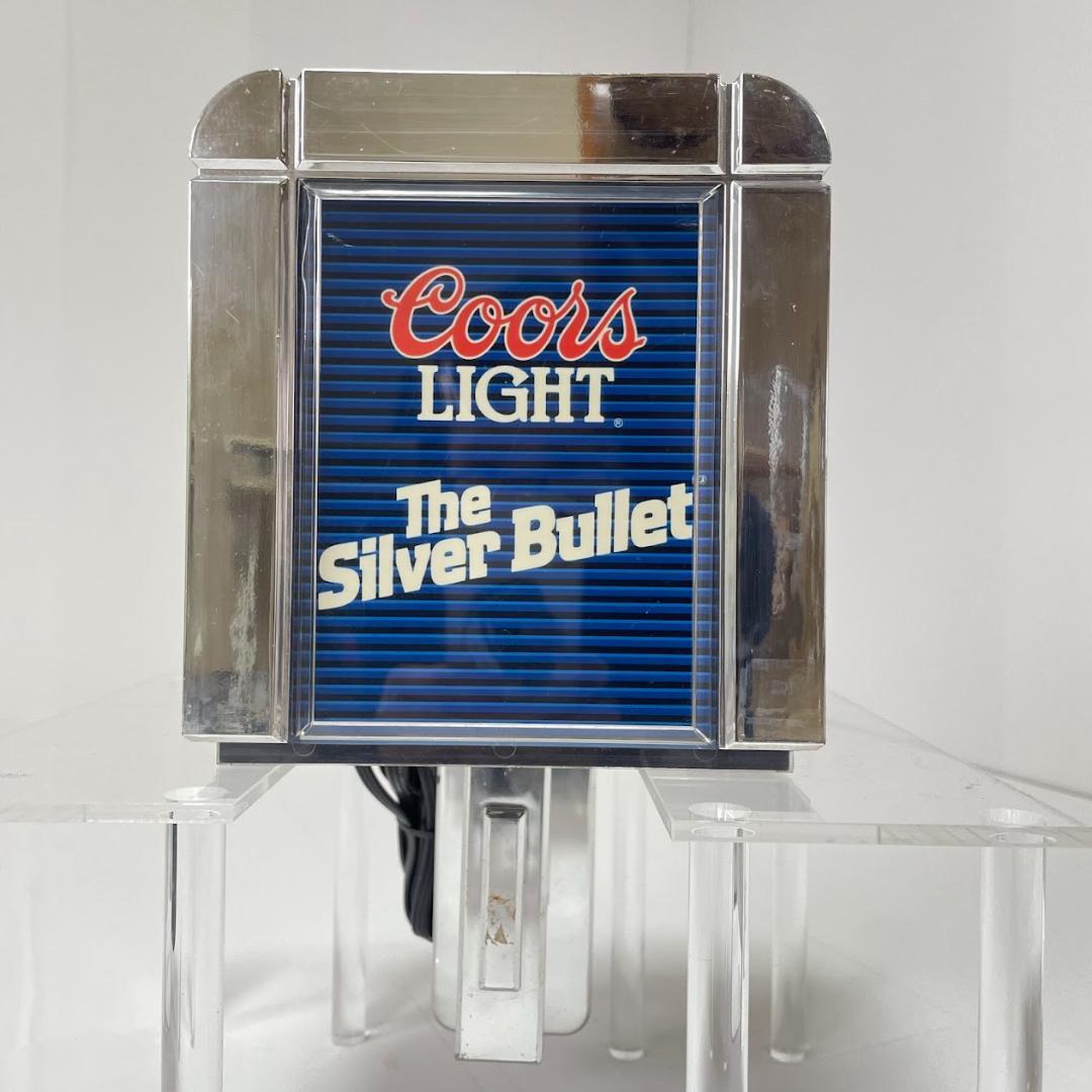 クアーズライト ビンテージ ウォールランプ 昭和 レトロ 照明　壁掛け　ネオン