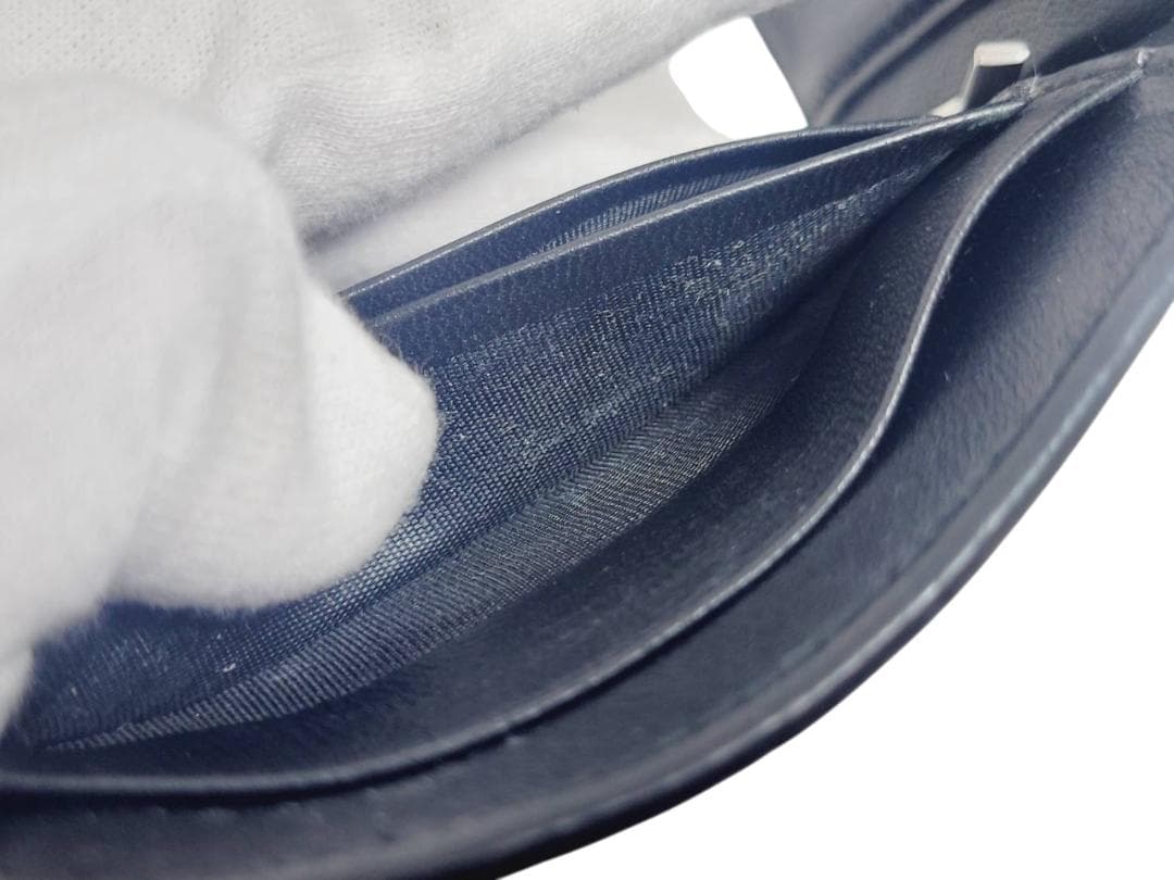 SAINT LAURENT サンローラン ビルクリップウォレット クロコ型押し