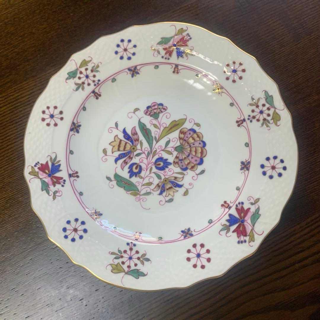 美品☆①グレートハンガリアンモチーフ デザートプレート19cm