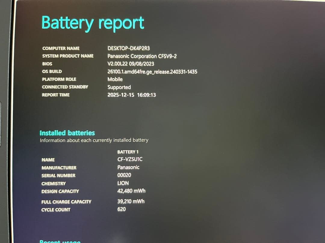 Windowsノート本体 Let's note SV9 Windows11 office2024