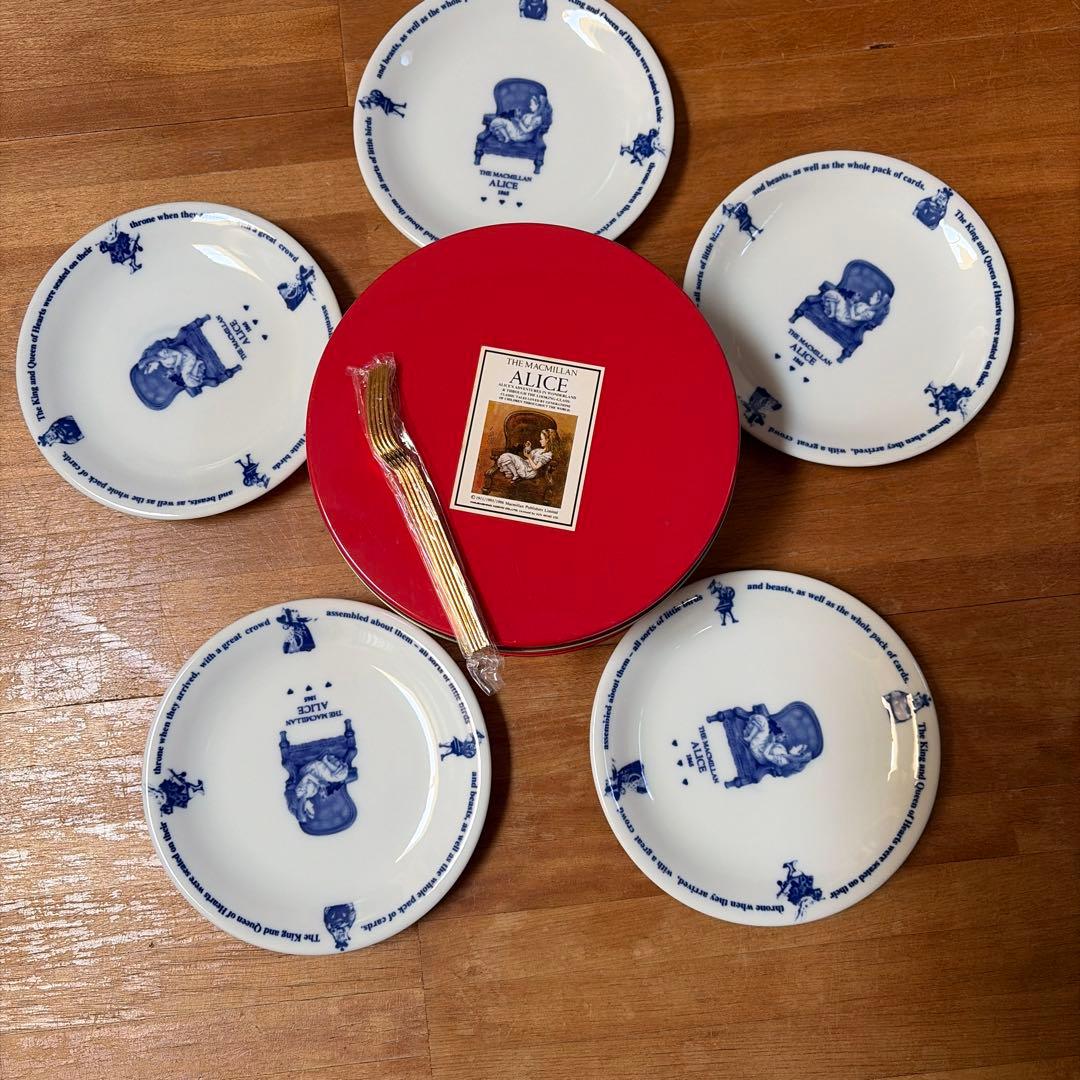 アリス・イン・ワンダーランド 皿 6枚セット