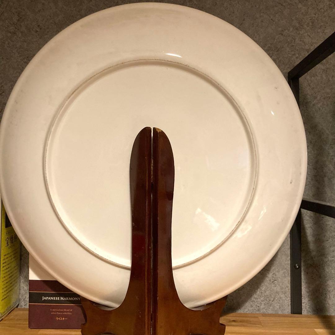 丸皿　大皿　掛け皿　卸売り　白い食器　白皿