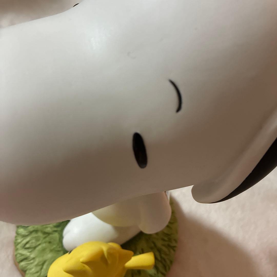 スヌーピー&ウッドストック　スタチュー(中) 置物　陶器製　KATO KOGEI
