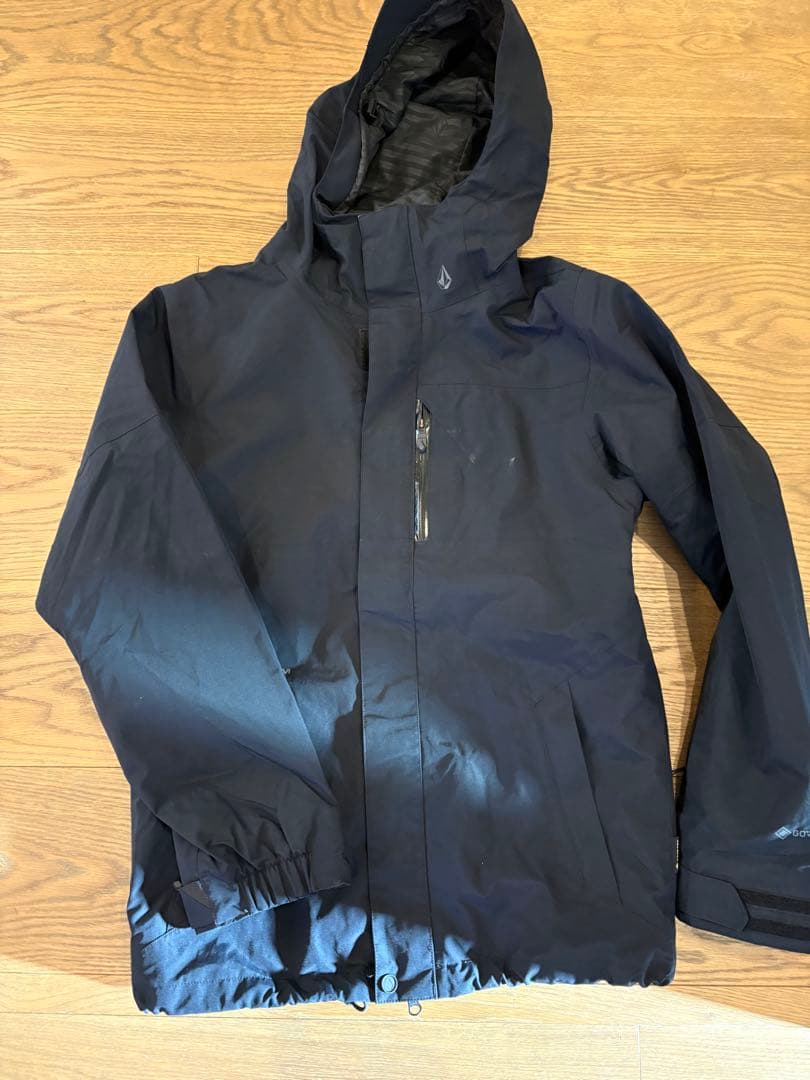 VOLCOM GORE-TEX JACKET L ブラック/ベージュ