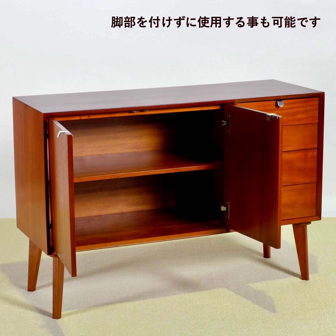 F 新品 リビングボード キャビネット 収納 北欧 サイドボード 本棚 書斎