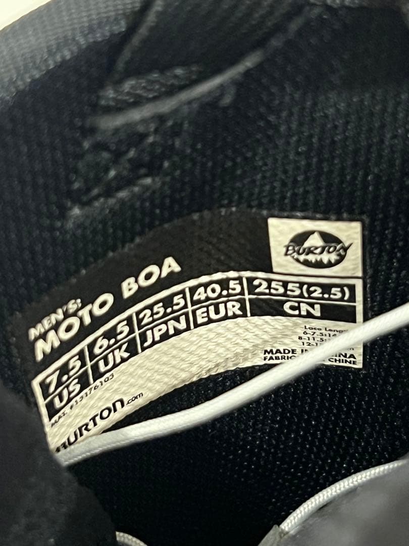 BURTON MOTO スノーボードブーツ ブラック