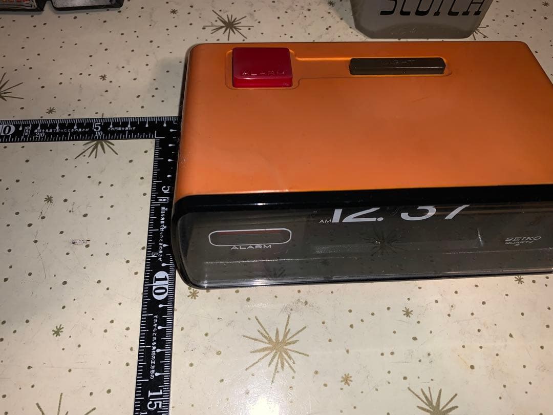 昭和レトロ　動作品　SEIKO セイコー　パタパタ時計　スペースエイジ　イームズ