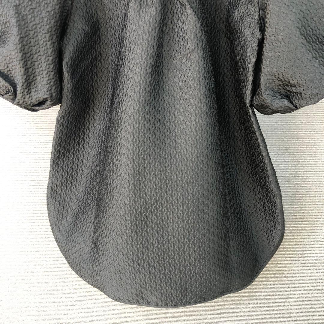 未使用品 AMICA kids 伊勢丹別注 ジャガードブラウス F ブラック