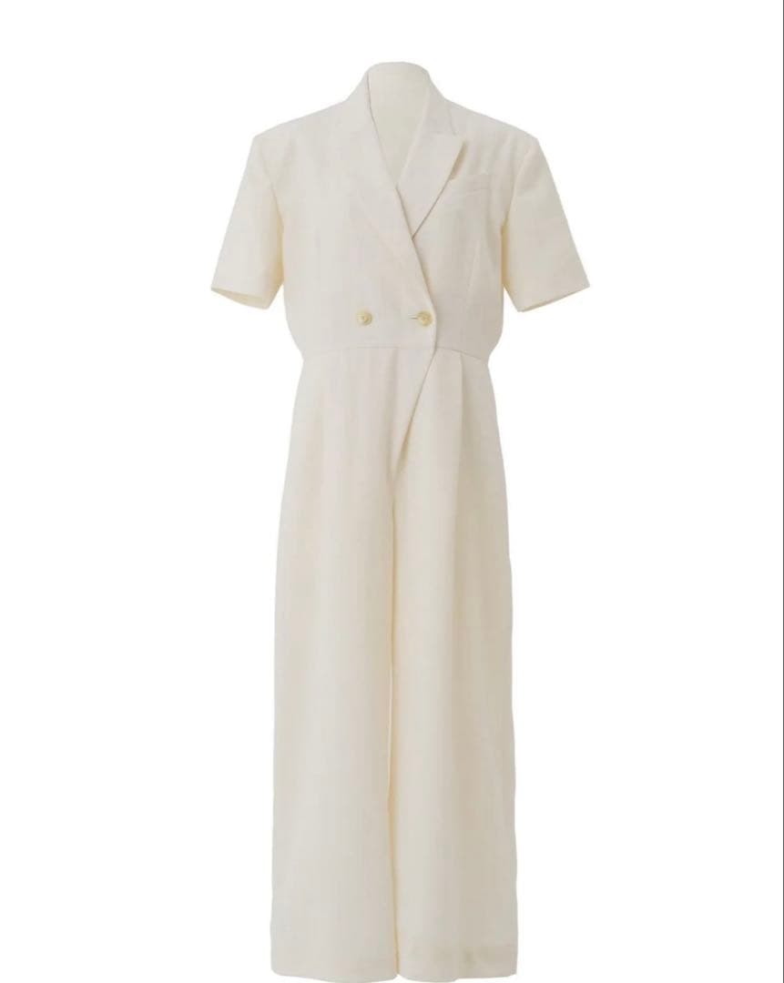 cygne ダブルフロントオールインワン Favu　ホワイト　1