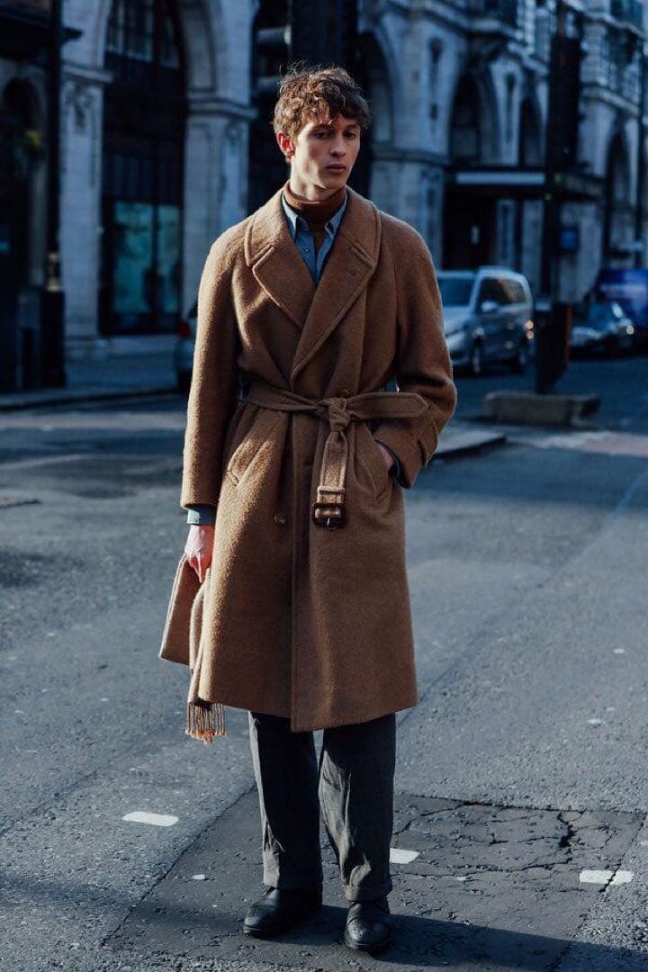 DKNY ベージュ ロングコート