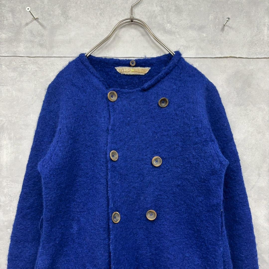 45rpm ロイヤルブルー ダブル ウールコート　日本製 N2239