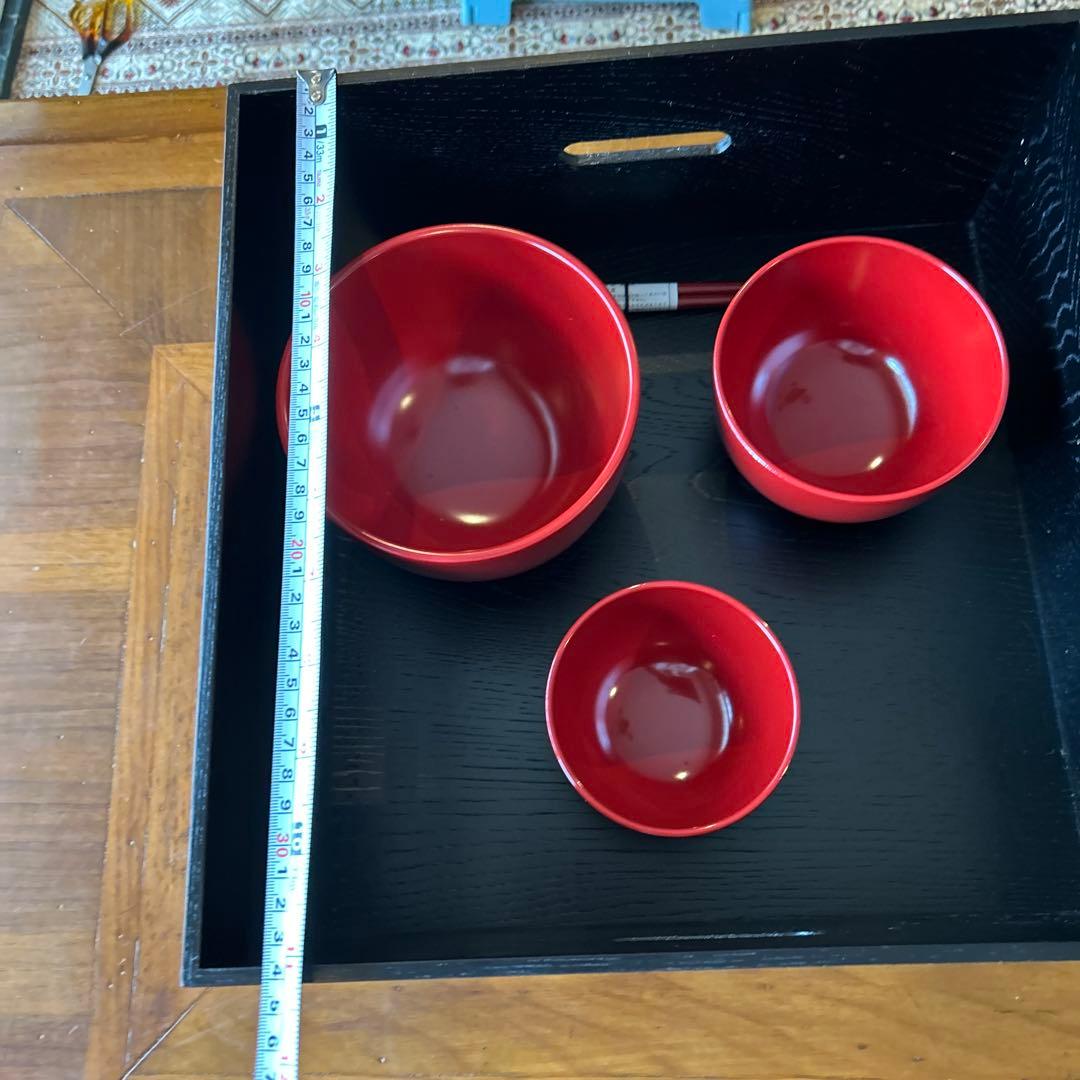 輪島塗り漆器箱善