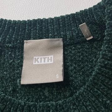【Matsuko】KITH　ロゴ刺繍 ショート丈 クロップド ニット