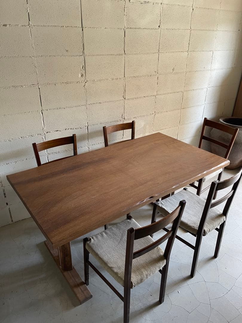 Arisa 　KOKUTAN 黒檀　天然木無垢材　ダイニングテーブル