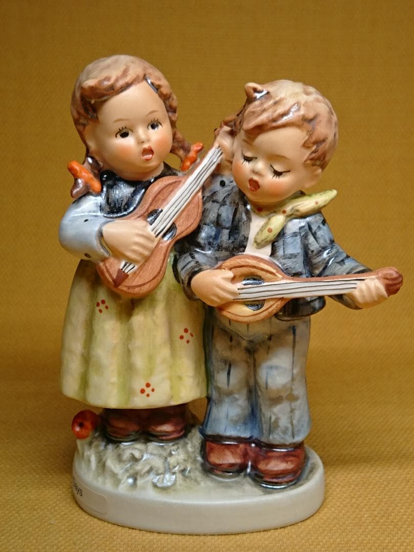 【美品】人形　西ドイツ　陶器　置物　インテリア　工芸品　美術品　A3398