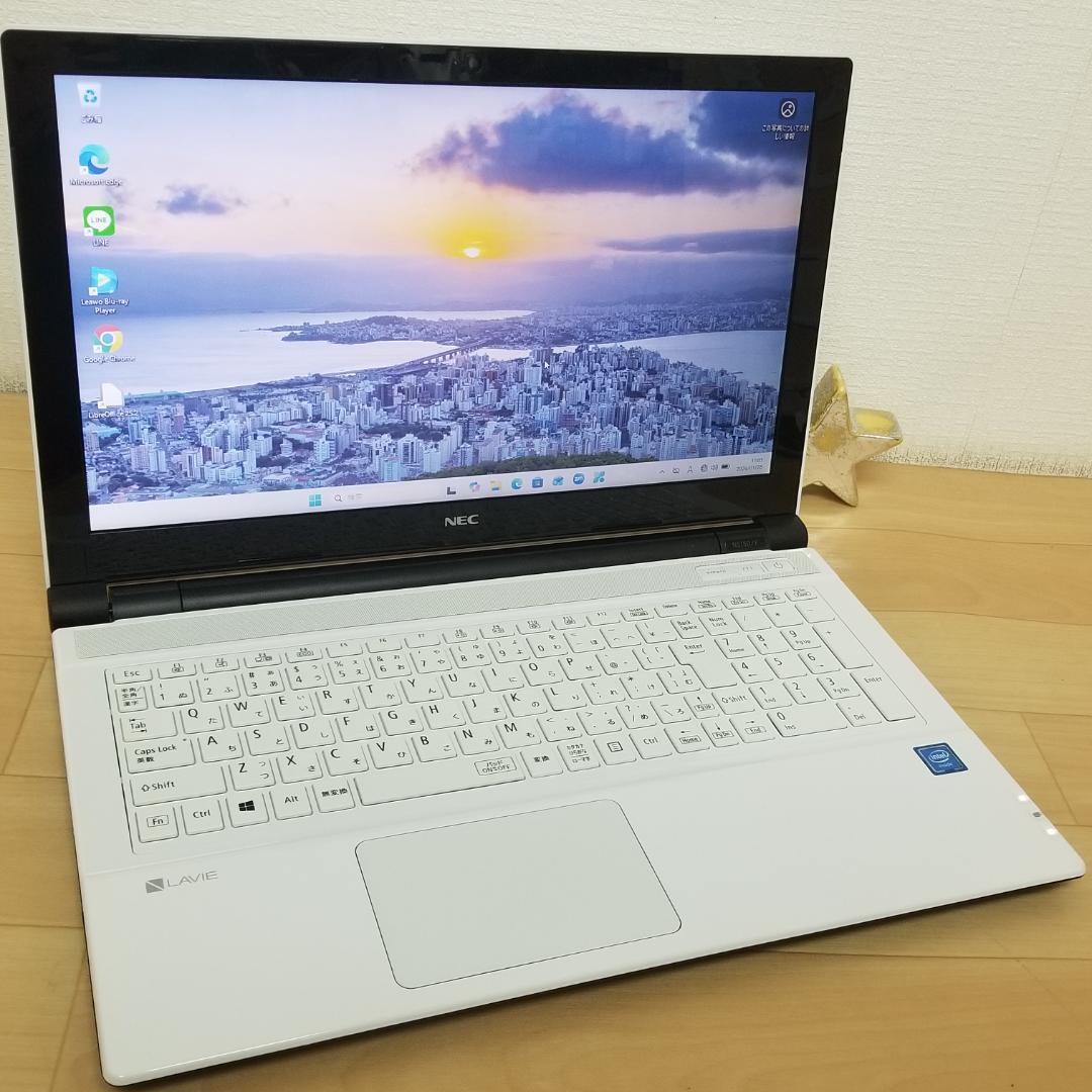 大容量 Win11 即使用可 DVD再生可 ノートPC NEC (E3243)
