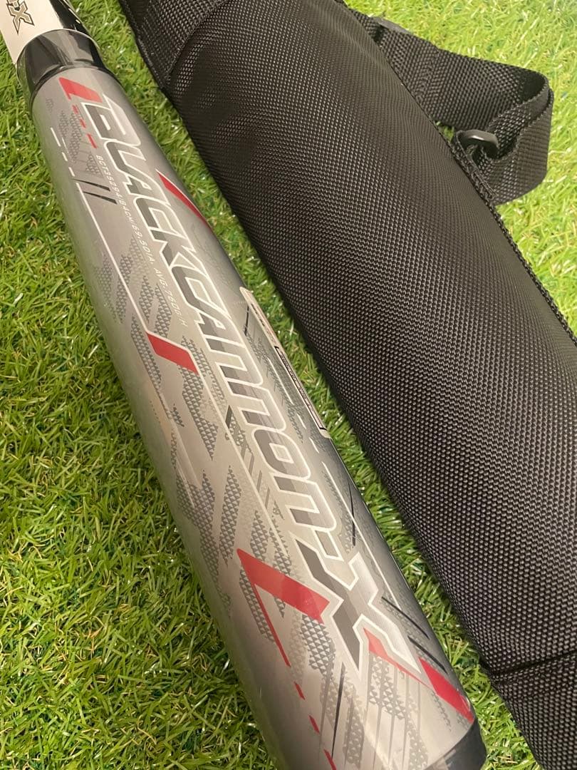 新品　ZETT 軟式カーボンバット ブラックキャノンX 84cm 760g
