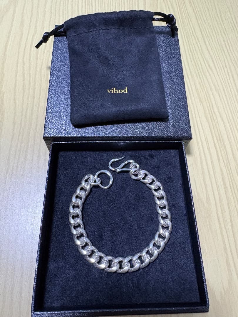 vihod BR13AS シルバーチェーンブレスレット