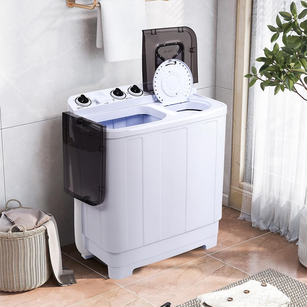 二槽式洗濯機 縦型洗濯機 洗濯7kg/脱水槽4.5kg 大容量 小型洗濯機