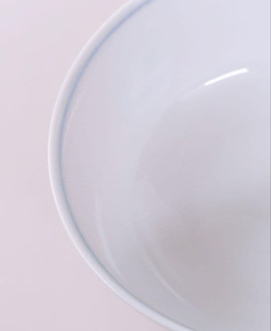 深川製磁　丸紋外赤　お茶碗