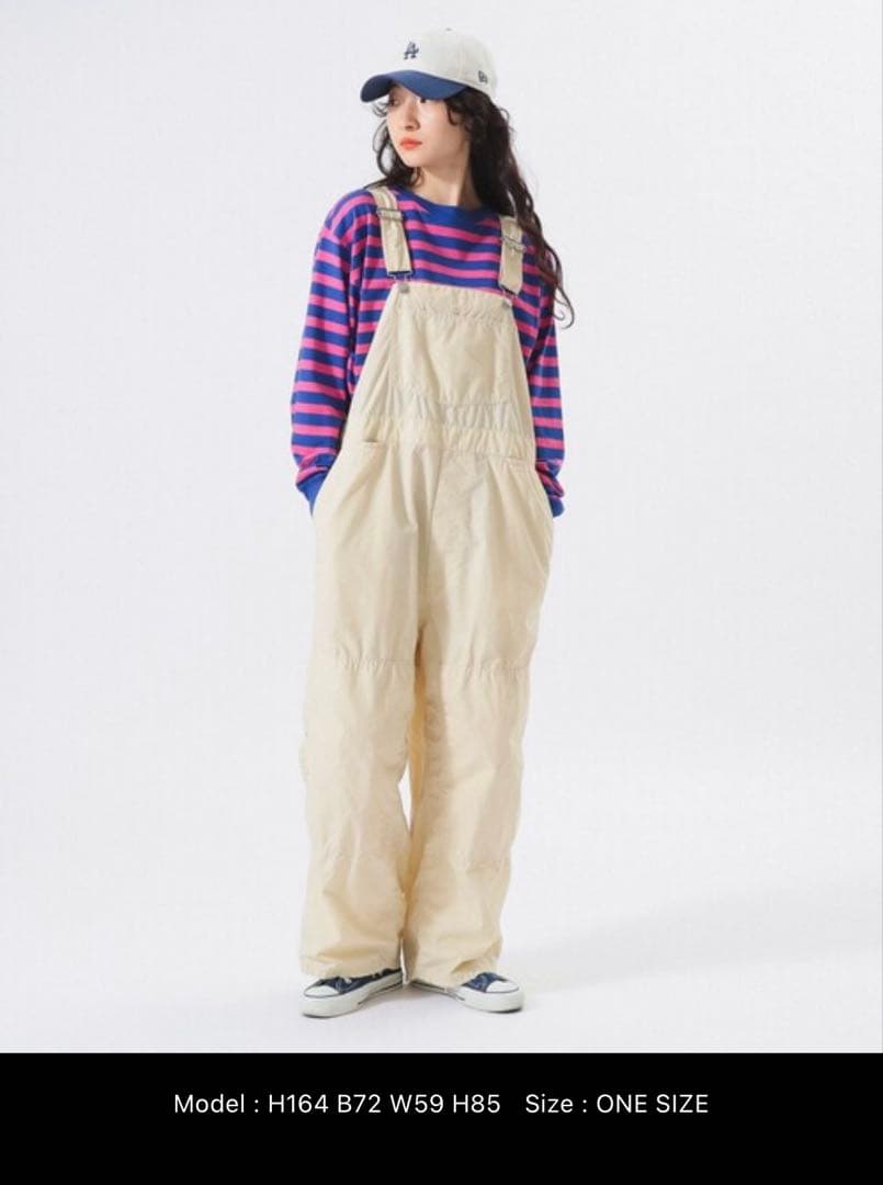 BEAMS BOY エプロンオーバーオール