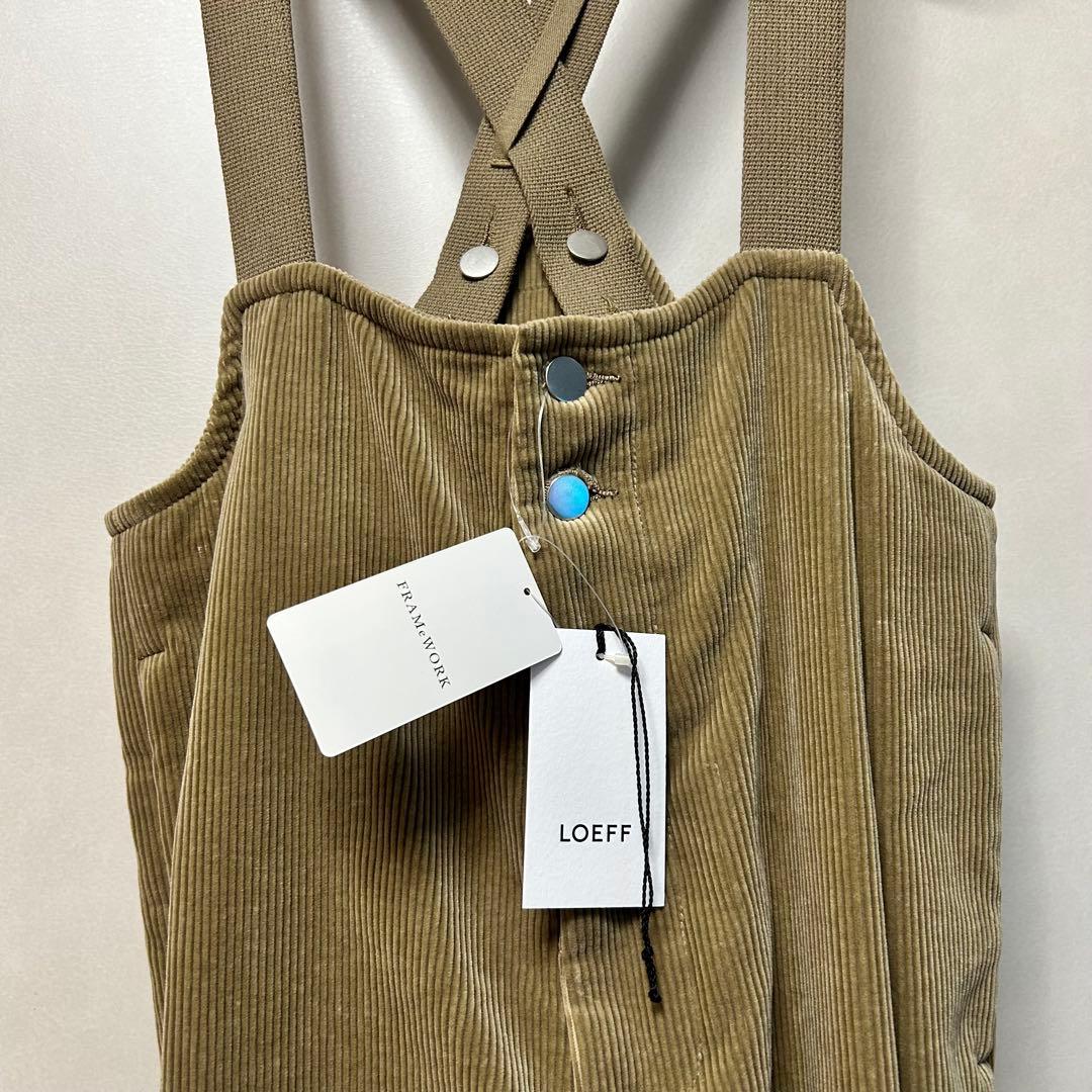 FRAMeWORK LOEFF（ロエフ）コーデュロイ フィッシング サロペット