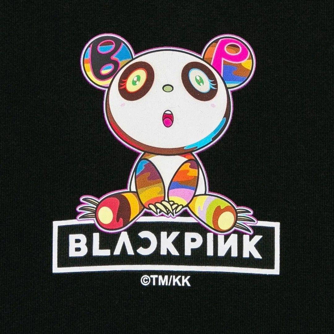 村上隆×blackpink ロングTシャツ ブラック