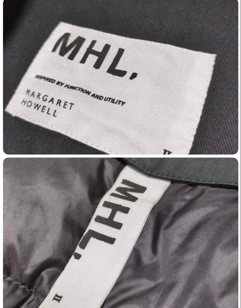 MARGARET HOWELL　ステンカラーコート　M　ダウンライナー付き