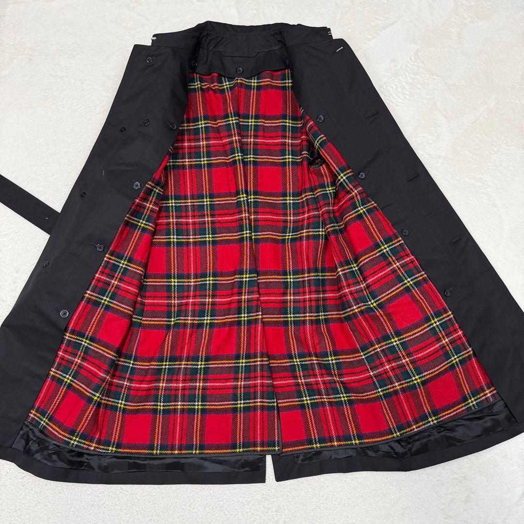 MACKINTOSH スコットランド製 チェックライナー付き 比翼トレンチコート