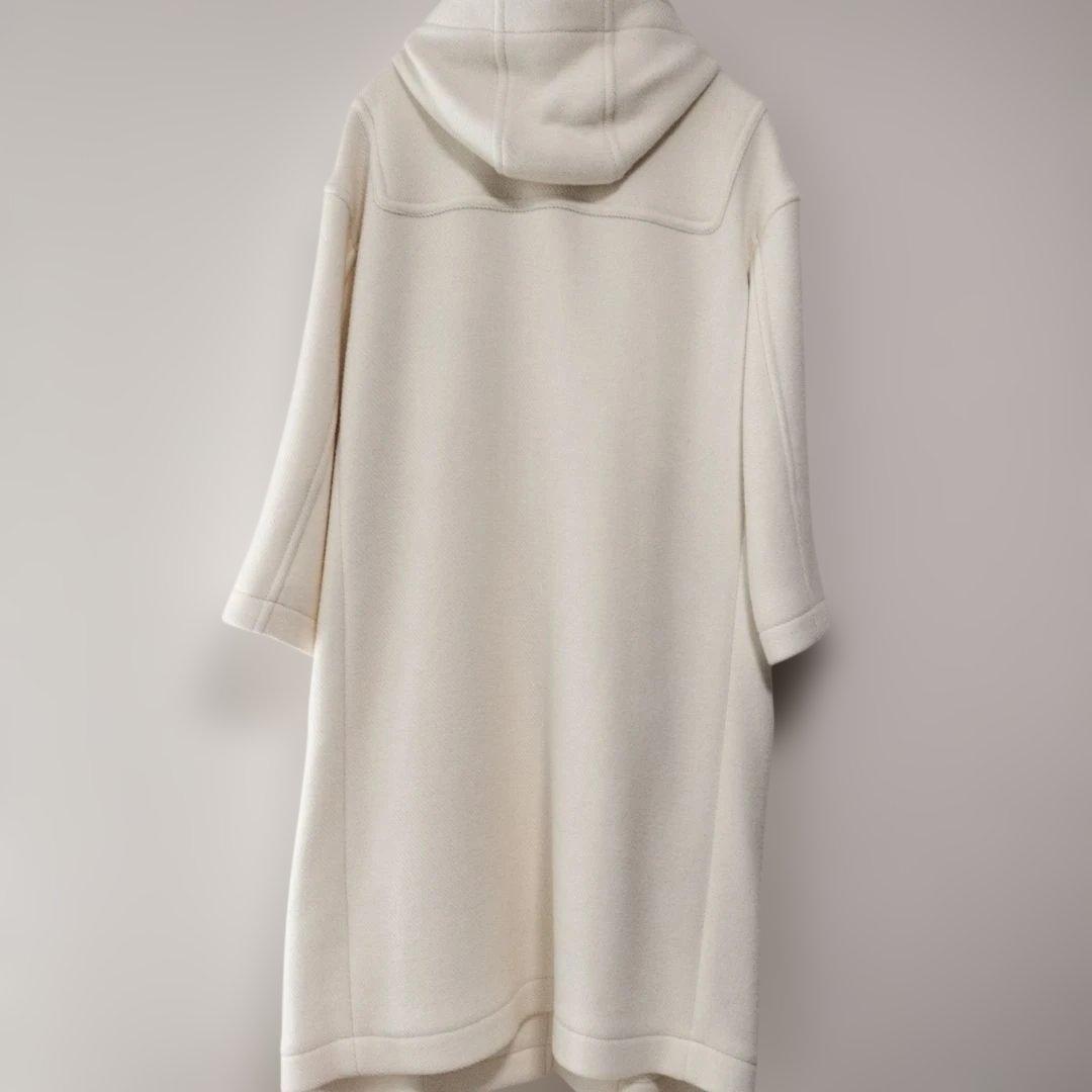 23区★size46オフホワイトダッフルコート