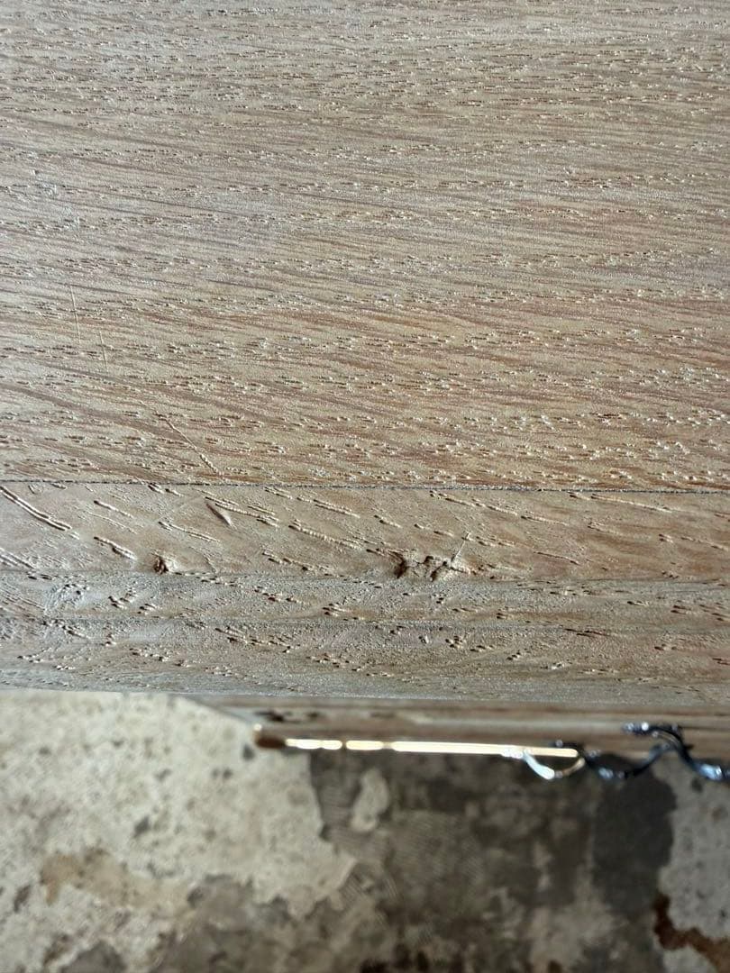 ビンテージ 4段チェスト 猫脚 剥離