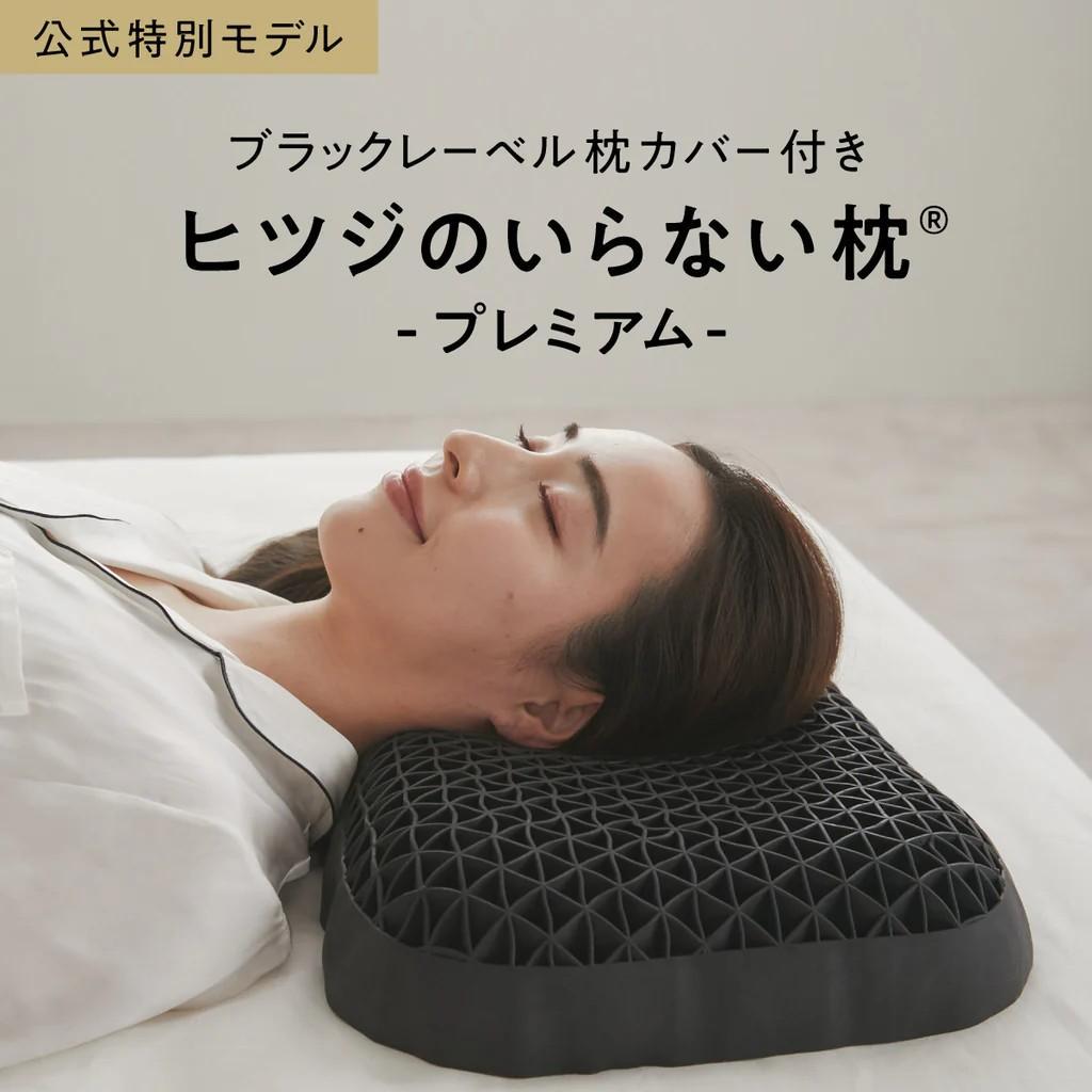 【美品】ヒツジのいらない枕　プレミアム　枕カバー2種付　3点セット