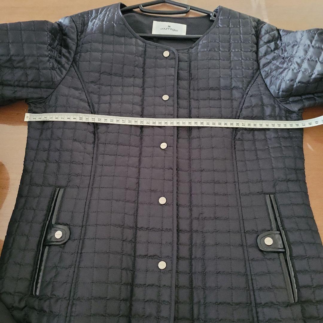 courrèges クレージュ ブラック トレンチコート サイズ38