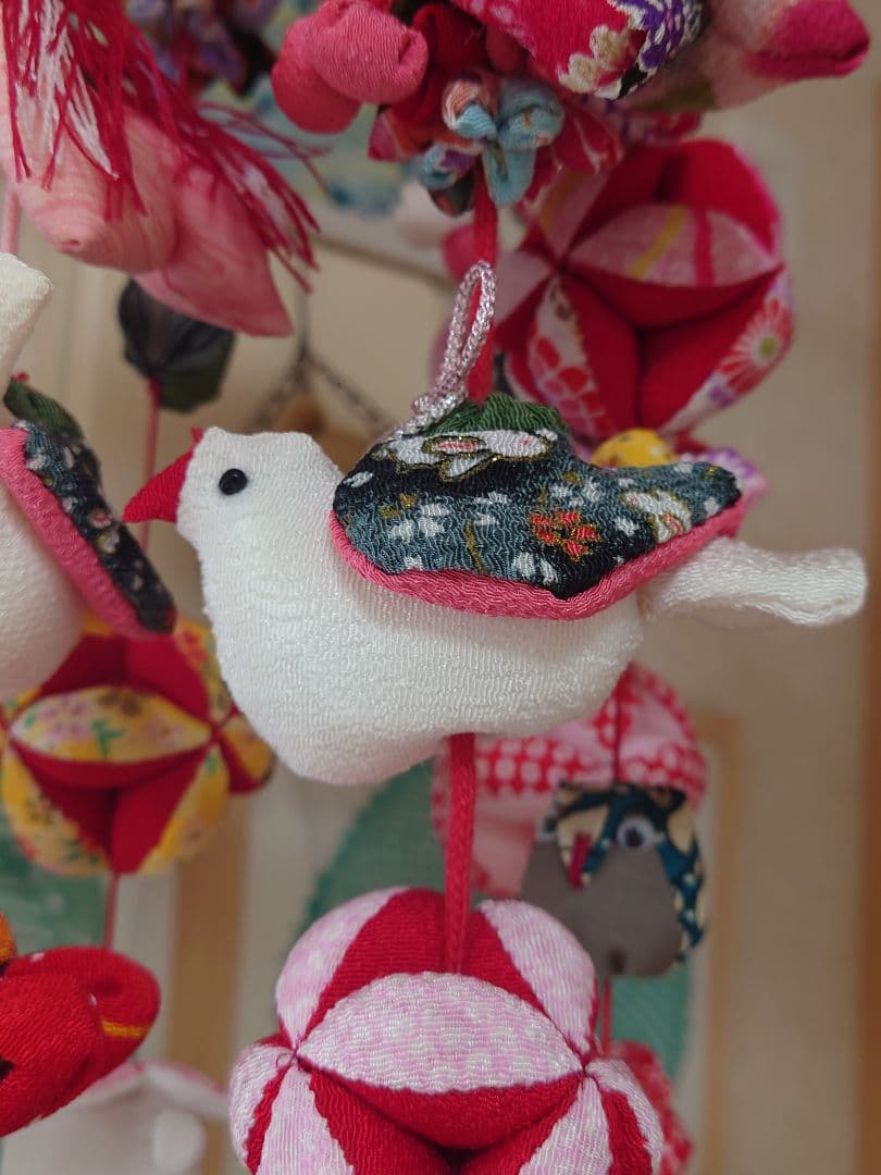 極美品　ハンドメイドひでばあちゃん作の縁起物のつるし雛　No.2