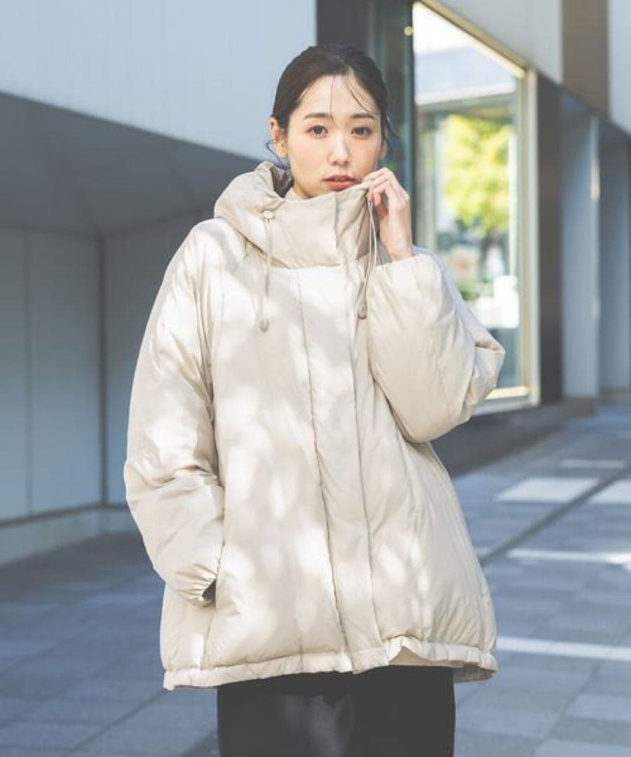 完売品☆GLOBAL WORK グローバルワークエアリュクスダウンフードブルゾン