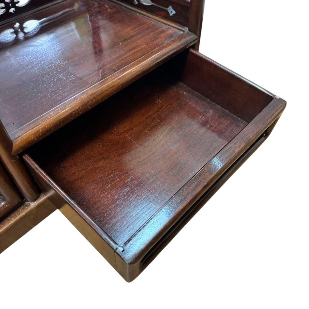 【希少】唐木家具 茶箪笥 レトロ アンティーク家具 古民具 古民家